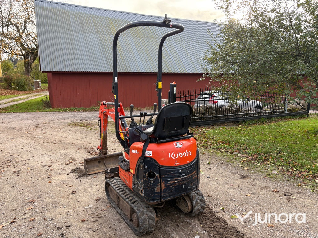 Minigrävare - Kubota, K008-3 - Máy xúc mini: hình 4 Minigrävare - Kubota, K008-3 - Máy xúc mini: hình 4