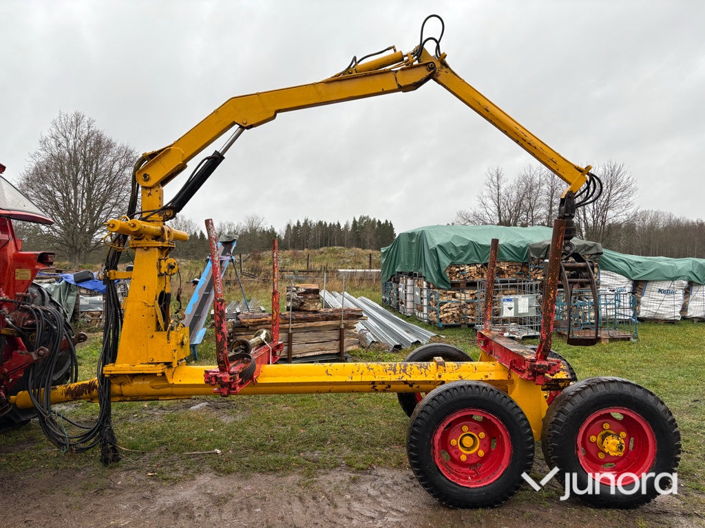 Skogsvagn - med kran - Rơ moóc lâm nghiệp: hình 2 Skogsvagn - med kran - Rơ moóc lâm nghiệp: hình 2