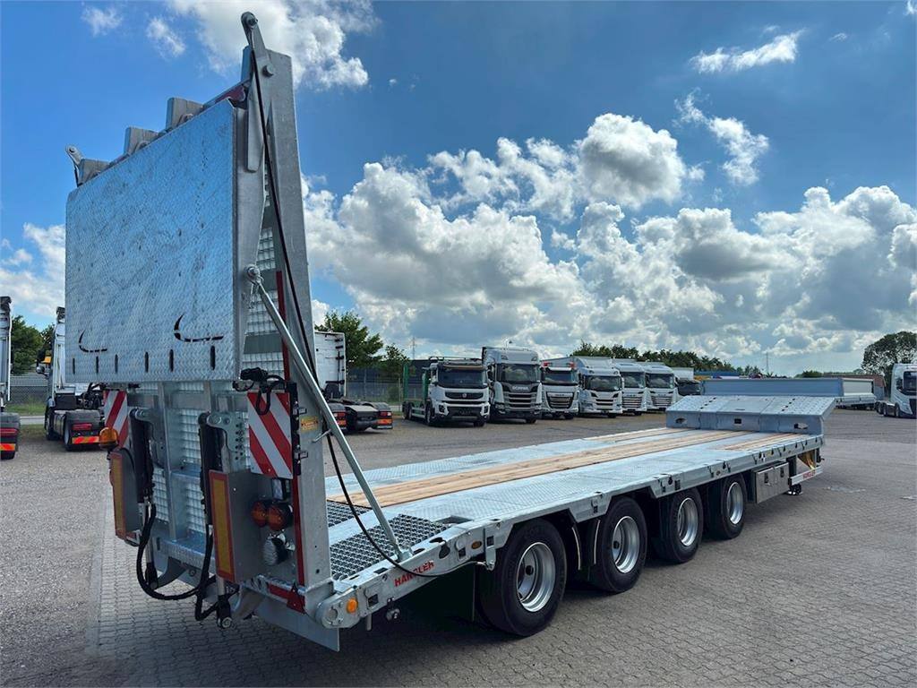 Hangler 4-aks 2-delt heldækkende rampe - Sơ mi rơ moóc thùng thấp: hình 1 Hangler 4-aks 2-delt heldækkende rampe - Sơ mi rơ moóc thùng thấp: hình 1