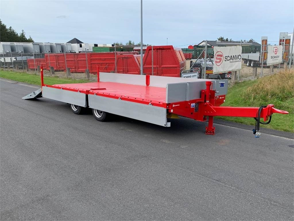 Hangler TPS-H 140 2 akslet kærre med ramper - Rơ moóc thùng thấp: hình 1 Hangler TPS-H 140 2 akslet kærre med ramper - Rơ moóc thùng thấp: hình 1