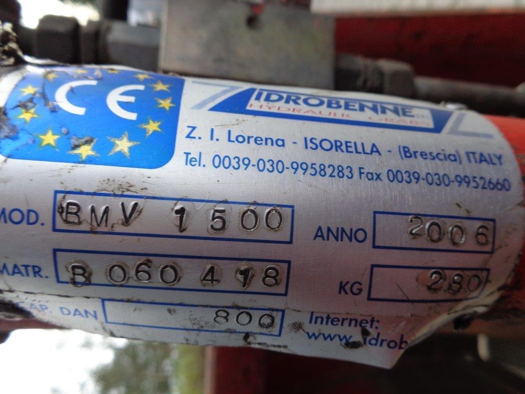 Idrobenne BMV 1500 grab - Xô vỏ sò: hình 3 Idrobenne BMV 1500 grab - Xô vỏ sò: hình 3