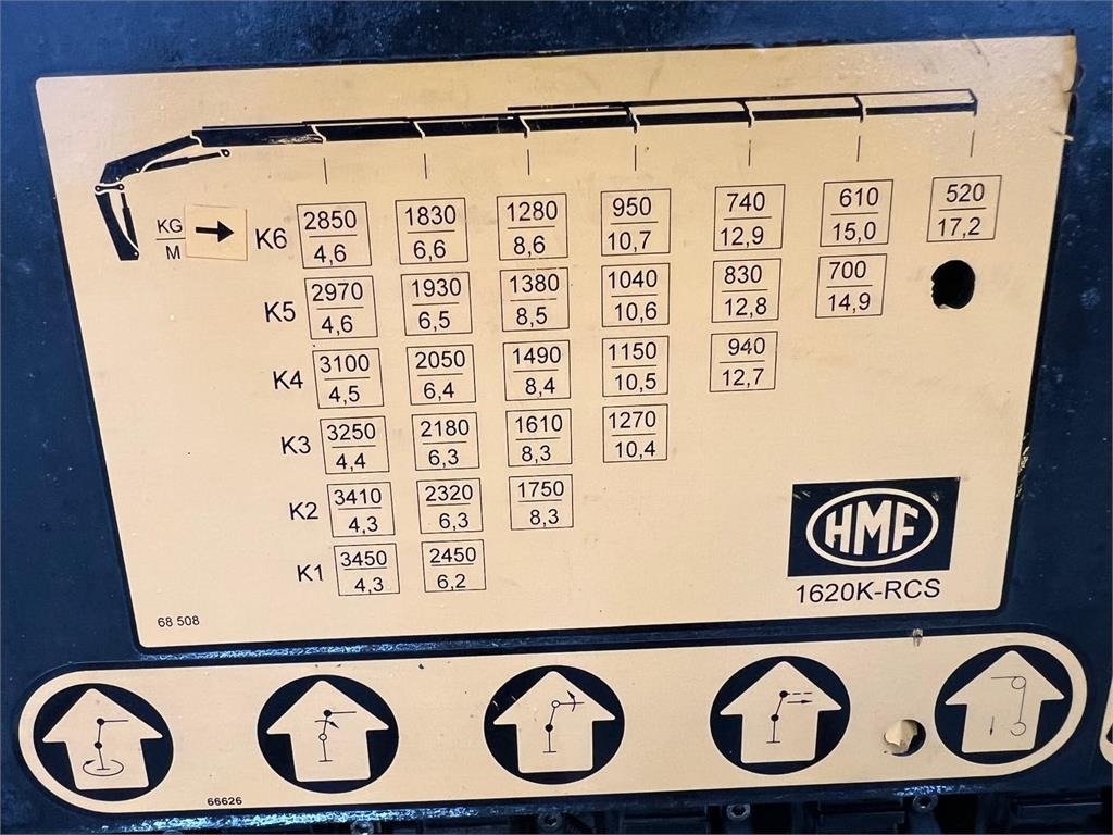 Volvo FL 280 - HMF 1620K6  - Xe cẩu tự hành: hình 4 Volvo FL 280 - HMF 1620K6  - Xe cẩu tự hành: hình 4