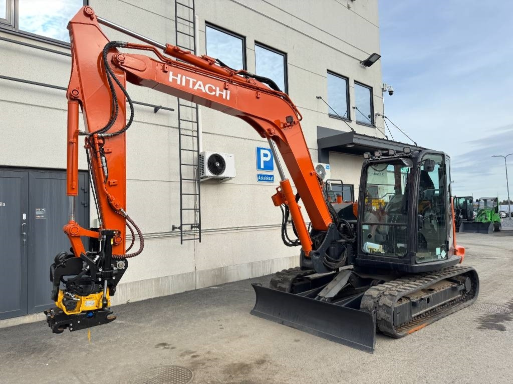 Hitachi ZX85USB-6, Uudella engcon EC209 tiltillä - Máy xúc mini: hình 2 Hitachi ZX85USB-6, Uudella engcon EC209 tiltillä - Máy xúc mini: hình 2