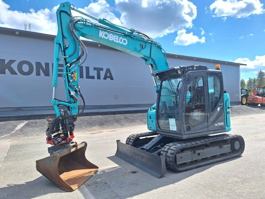 Máy xúc mini Kobelco MYYTY! SOLD! SK75SR-7 PYÖRITTÄJÄLLÄ: hình 8