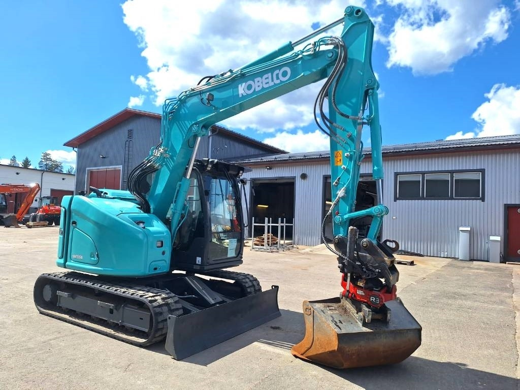 Máy xúc mini Kobelco MYYTY! SOLD! SK75SR-7 PYÖRITTÄJÄLLÄ: hình 6