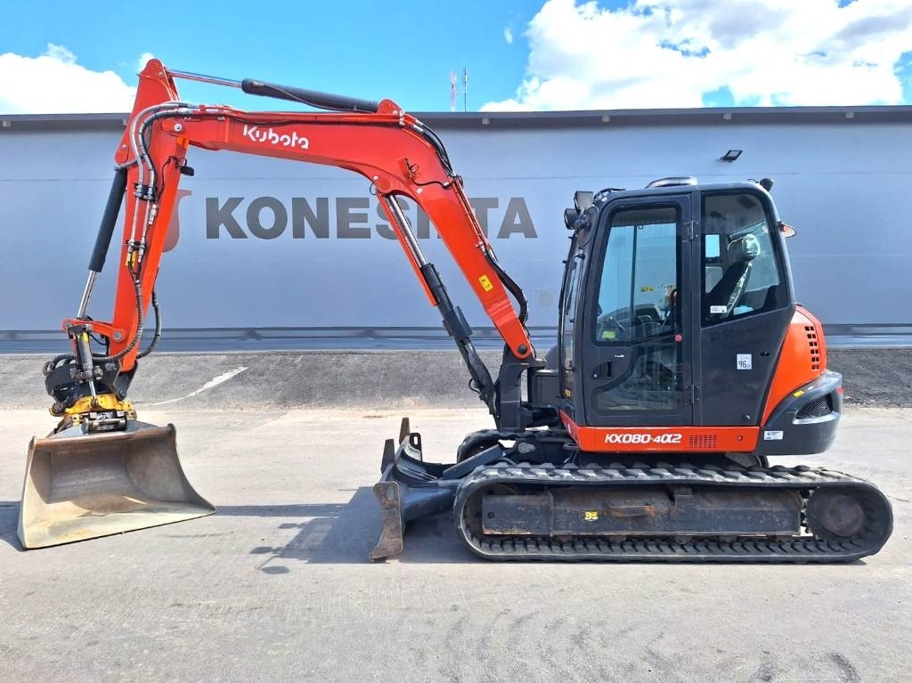 Kubota KX080-4a2 PYÖRITTÄJÄLLÄ - Máy xúc mini: hình 1 Kubota KX080-4a2 PYÖRITTÄJÄLLÄ - Máy xúc mini: hình 1