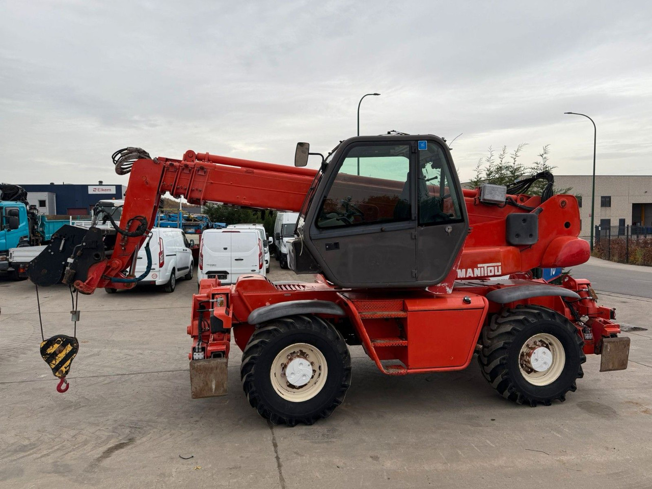 Manitou 1850. Roto. 4x4x4. Winch remote. - Xe nhấc hình viễn vọng kính: hình 5 Manitou 1850. Roto. 4x4x4. Winch remote. - Xe nhấc hình viễn vọng kính: hình 5