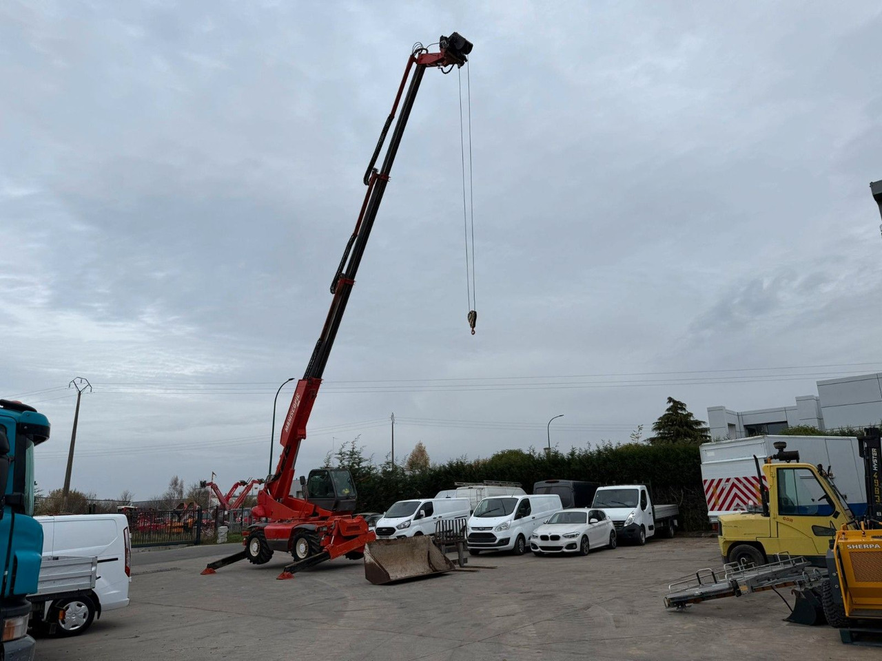 Manitou 1850. Roto. 4x4x4. Winch remote. - Xe nhấc hình viễn vọng kính: hình 3 Manitou 1850. Roto. 4x4x4. Winch remote. - Xe nhấc hình viễn vọng kính: hình 3