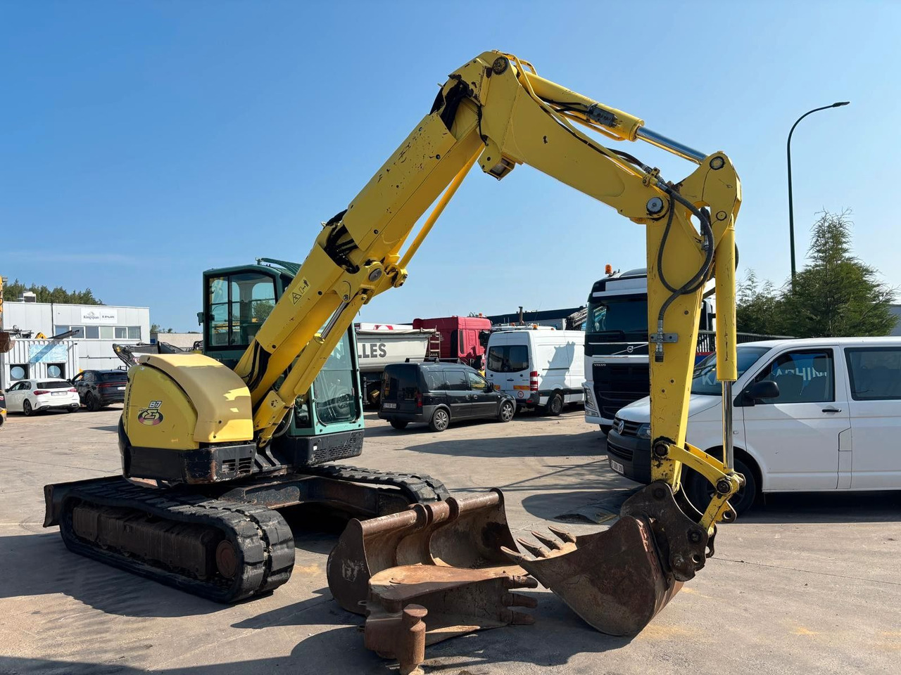 Yanmar B7 Sigma. 3 Löffel. - Máy xúc mini: hình 5 Yanmar B7 Sigma. 3 Löffel. - Máy xúc mini: hình 5