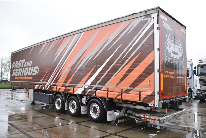 Fruehauf SLIDING CURTAINS/ROOF - TOPLIFT SYSTEM - LIFT AXLE - STEERING AXLE - SAF AXLES - ALCOA'S - DHOLLANDIA - TOP CONDITION - - Sơ mi rơ moóc mui bạt: hình 4 Fruehauf SLIDING CURTAINS/ROOF - TOPLIFT SYSTEM - LIFT AXLE - STEERING AXLE - SAF AXLES - ALCOA'S - DHOLLANDIA - TOP CONDITION - - Sơ mi rơ moóc mui bạt: hình 4