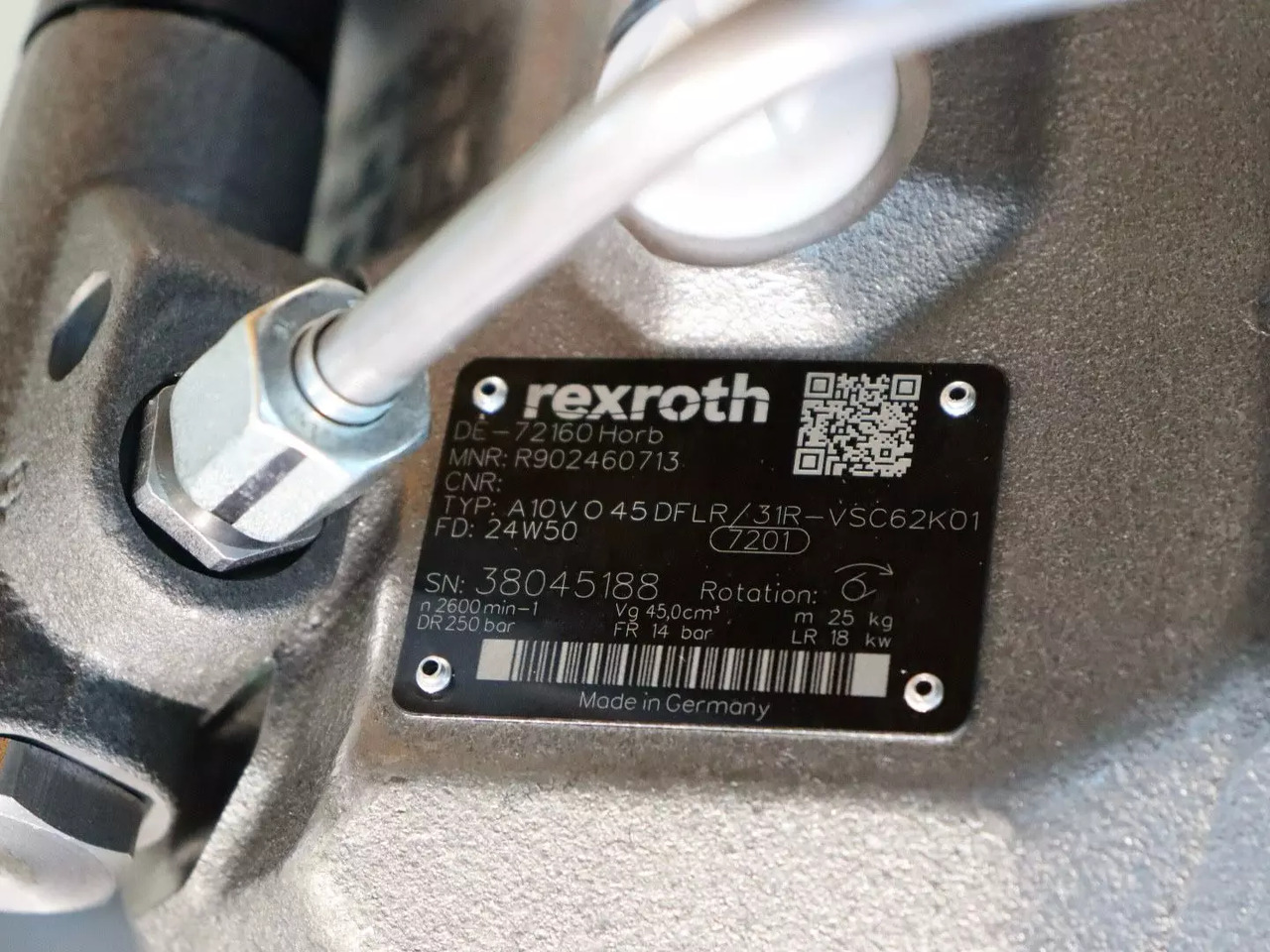 REXROTH A10VO45DFLR/31R-VSC62K01 - Bơm thủy lực cho Thiết bị xử lý vật liệu: hình 4 REXROTH A10VO45DFLR/31R-VSC62K01 - Bơm thủy lực cho Thiết bị xử lý vật liệu: hình 4