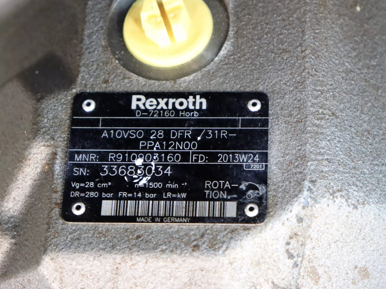 REXROTH A10VSO28DFR/31R-PPA12N00 - Bơm thủy lực cho Thiết bị xử lý vật liệu: hình 4 REXROTH A10VSO28DFR/31R-PPA12N00 - Bơm thủy lực cho Thiết bị xử lý vật liệu: hình 4