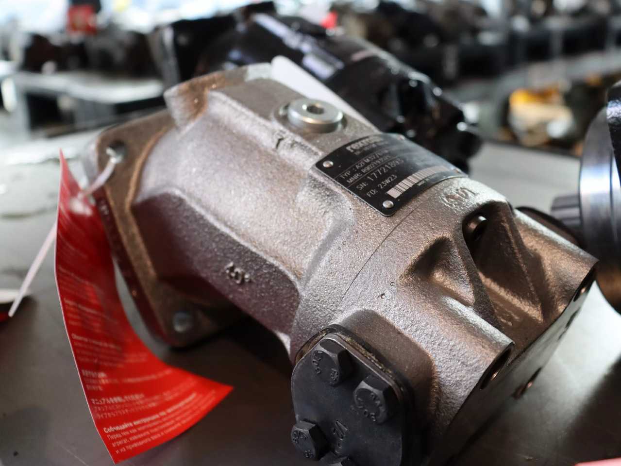 REXROTH A2FM63/61W-VAB020 - Động cơ thủy lực cho Máy móc xây dựng: hình 1 REXROTH A2FM63/61W-VAB020 - Động cơ thủy lực cho Máy móc xây dựng: hình 1