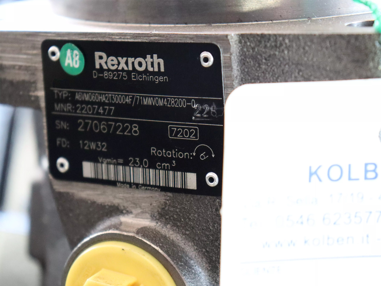 REXROTH A6VM060HA2T30004F/71MWV0M4Z8200-0 - Động cơ thủy lực cho Thiết bị xử lý vật liệu: hình 4 REXROTH A6VM060HA2T30004F/71MWV0M4Z8200-0 - Động cơ thủy lực cho Thiết bị xử lý vật liệu: hình 4