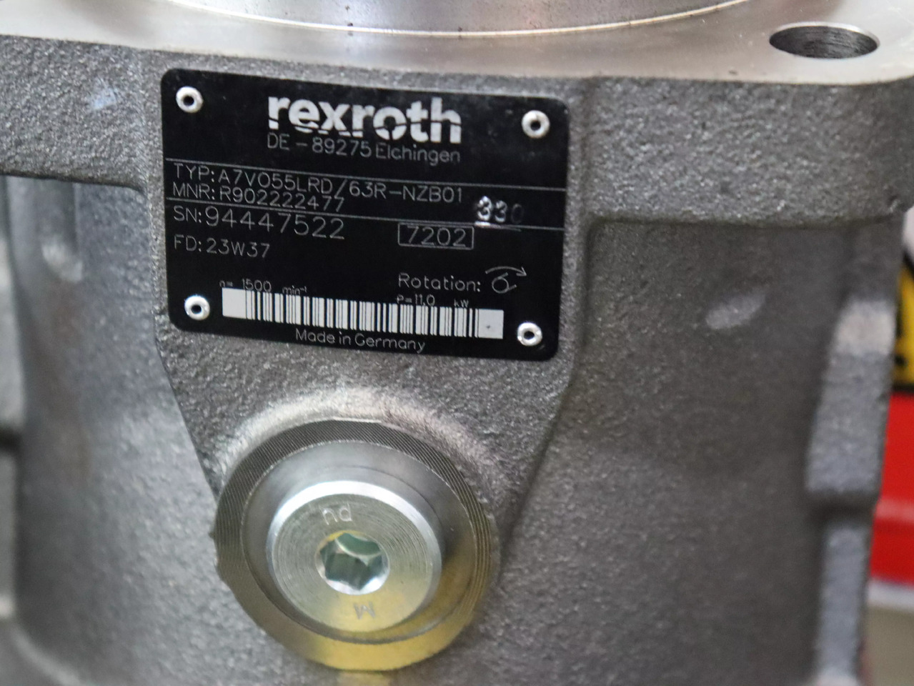 REXROTH A7VO55LRD/63R-NZB01 - Bơm thủy lực cho Máy móc xây dựng: hình 4 REXROTH A7VO55LRD/63R-NZB01 - Bơm thủy lực cho Máy móc xây dựng: hình 4