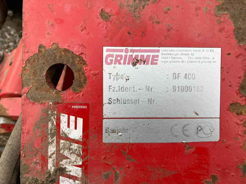 Grimme BFL-400-H - Đính kèm máy gặt: hình 4 Grimme BFL-400-H - Đính kèm máy gặt: hình 4
