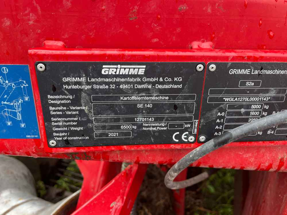 Grimme SE-140-UB - Máy gặt: hình 2 Grimme SE-140-UB - Máy gặt: hình 2