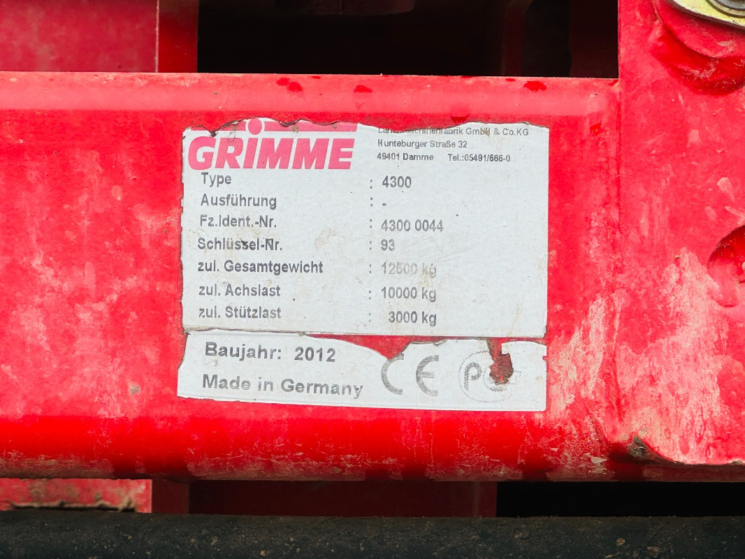 Grimme SV-260-RS - Máy thu hoạch khoai tây: hình 2 Grimme SV-260-RS - Máy thu hoạch khoai tây: hình 2