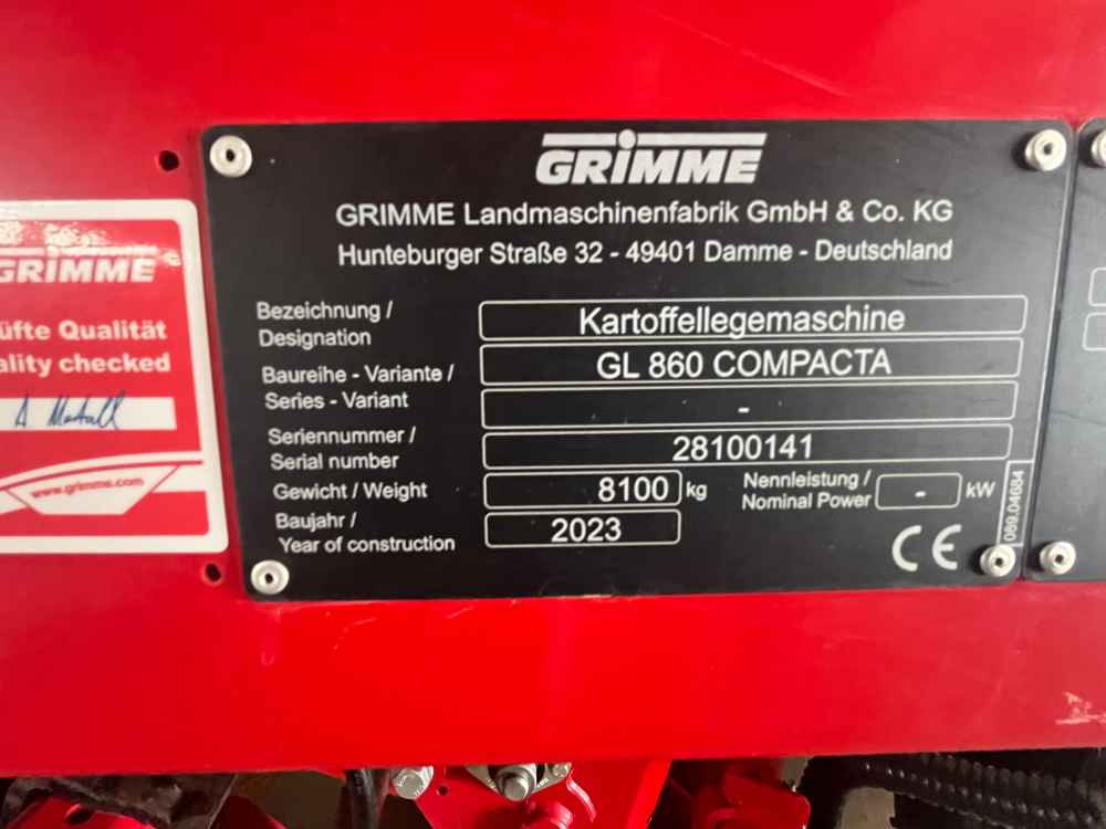 Grimme GL 860 COMPACTA - Máy gặt: hình 5 Grimme GL 860 COMPACTA - Máy gặt: hình 5