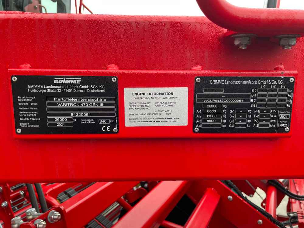 Grimme VARITRON 470 GEN III RS vario - Máy gặt: hình 3 Grimme VARITRON 470 GEN III RS vario - Máy gặt: hình 3