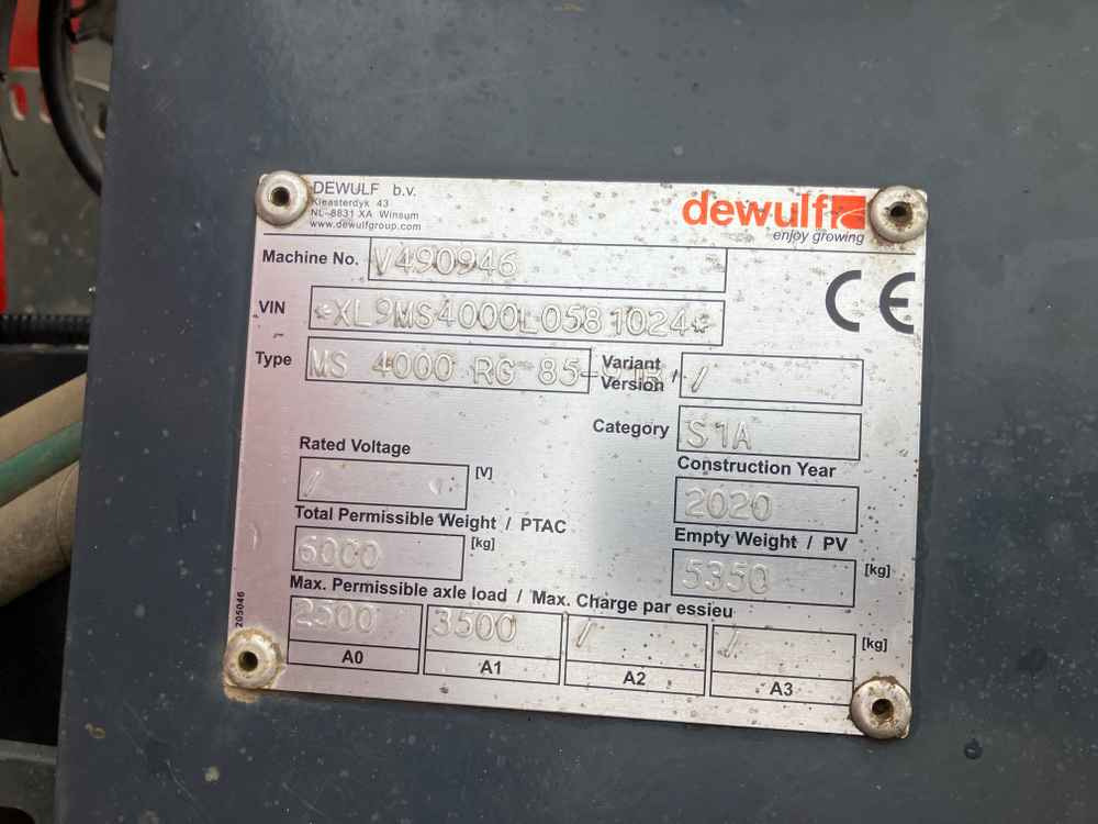 Dewulf Dewulf, MS4000, 4 Row, Trailed, Belt, Potato Planter - Máy gặt: hình 2 Dewulf Dewulf, MS4000, 4 Row, Trailed, Belt, Potato Planter - Máy gặt: hình 2