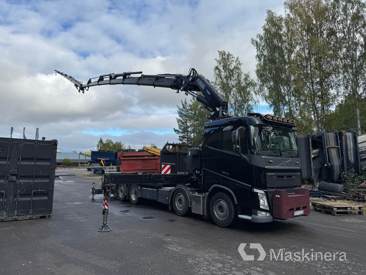 Bodbil Volvo FH 82F med Fassi F820 kran & jib - Xe tải thùng lửng/ Phẳng, Xe cẩu tự hành: hình 3 Bodbil Volvo FH 82F med Fassi F820 kran & jib - Xe tải thùng lửng/ Phẳng, Xe cẩu tự hành: hình 3
