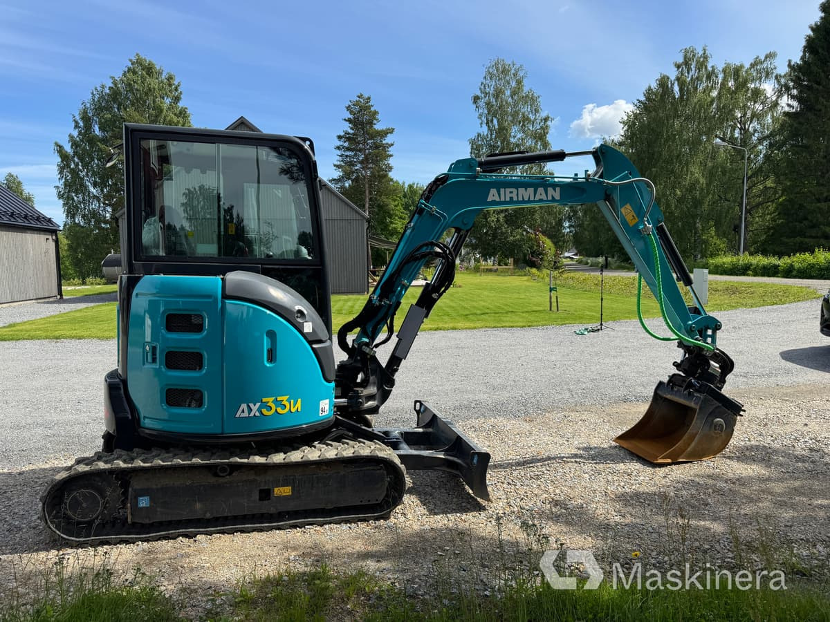 Máy xúc bánh xích Grävmaskin Airman AX33u-7 med tillbehör: hình 6