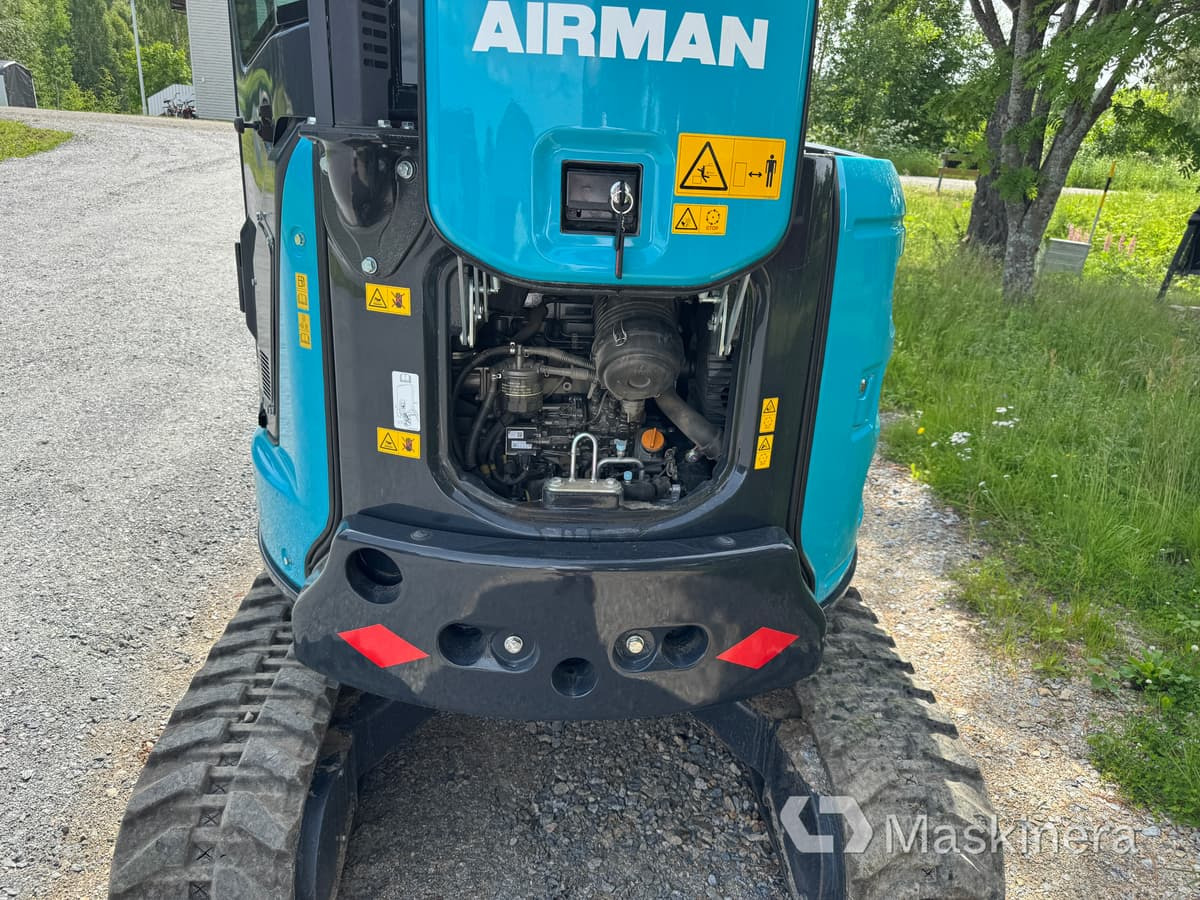 Máy xúc bánh xích Grävmaskin Airman AX33u-7 med tillbehör: hình 29
