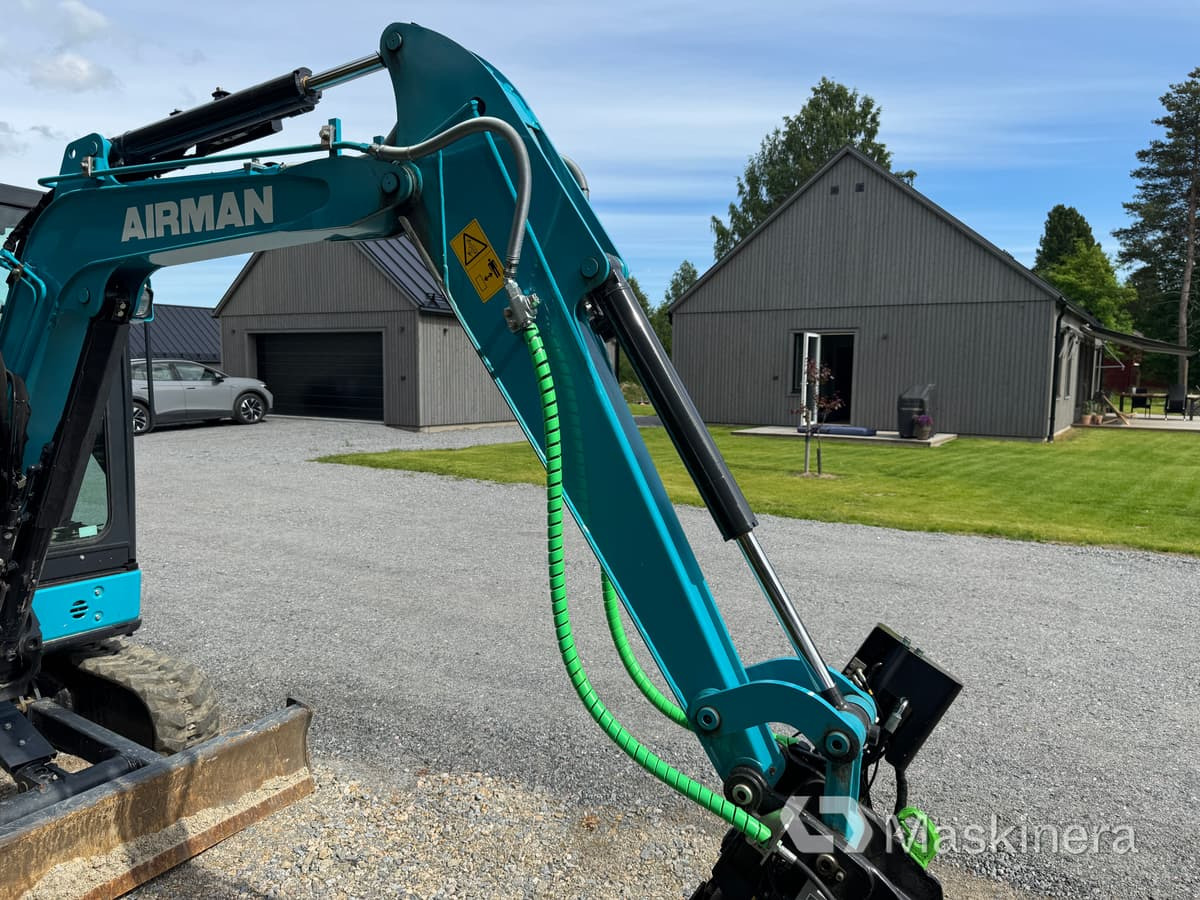 Máy xúc bánh xích Grävmaskin Airman AX33u-7 med tillbehör: hình 46