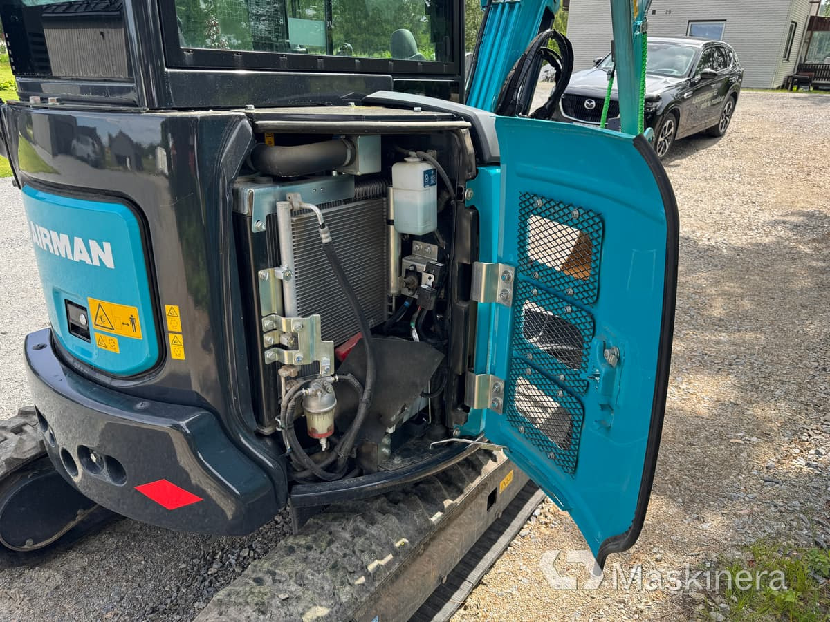 Máy xúc bánh xích Grävmaskin Airman AX33u-7 med tillbehör: hình 33