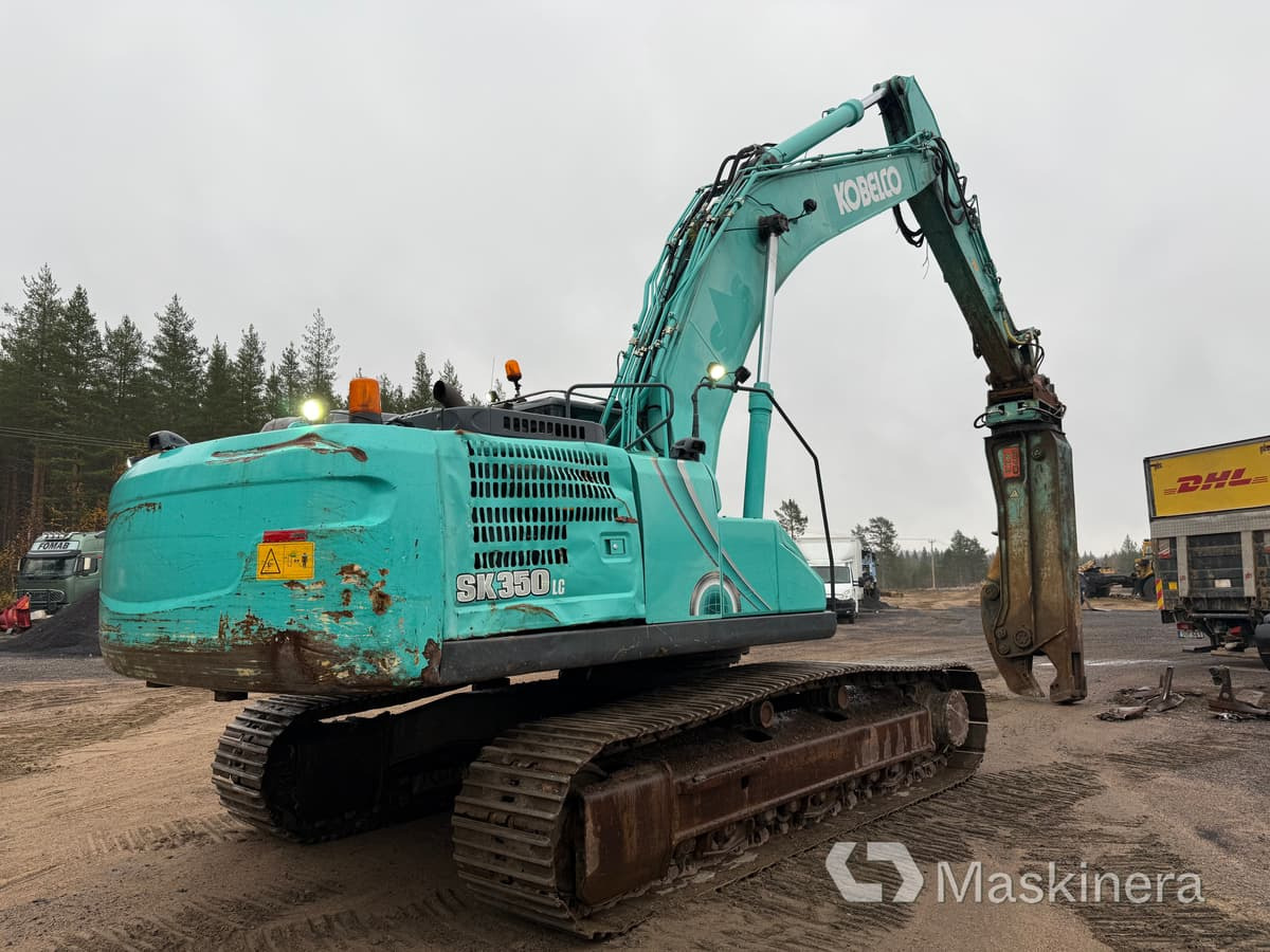 Grävmaskin Kobelco SK350LC-10 med stålsax - Máy xúc bánh xích: hình 5 Grävmaskin Kobelco SK350LC-10 med stålsax - Máy xúc bánh xích: hình 5