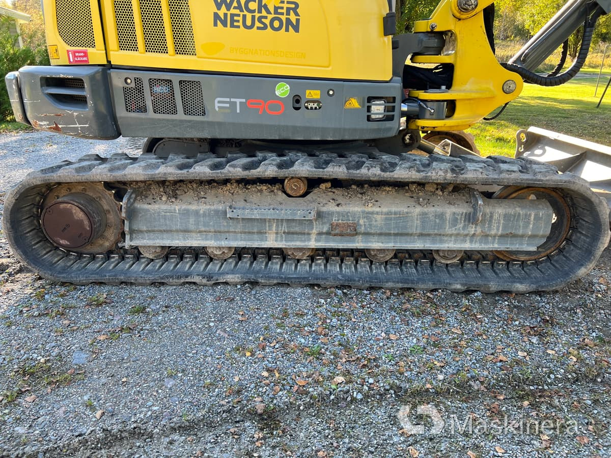 Máy xúc bánh xích Grävmaskin Wacker Neuson ET90: hình 22