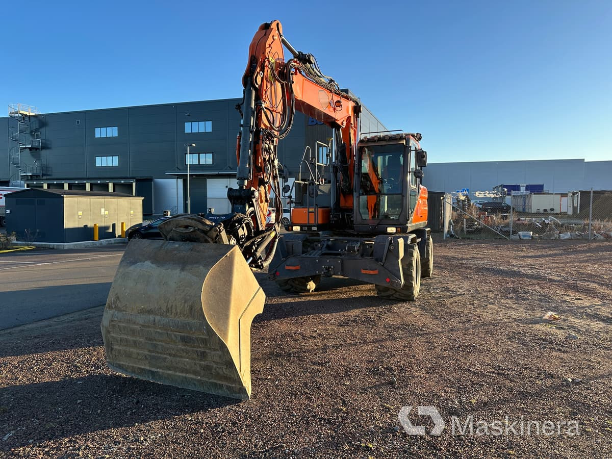 Hjulgrävare Doosan DX160W-5 - Máy xúc bánh xích: hình 2 Hjulgrävare Doosan DX160W-5 - Máy xúc bánh xích: hình 2