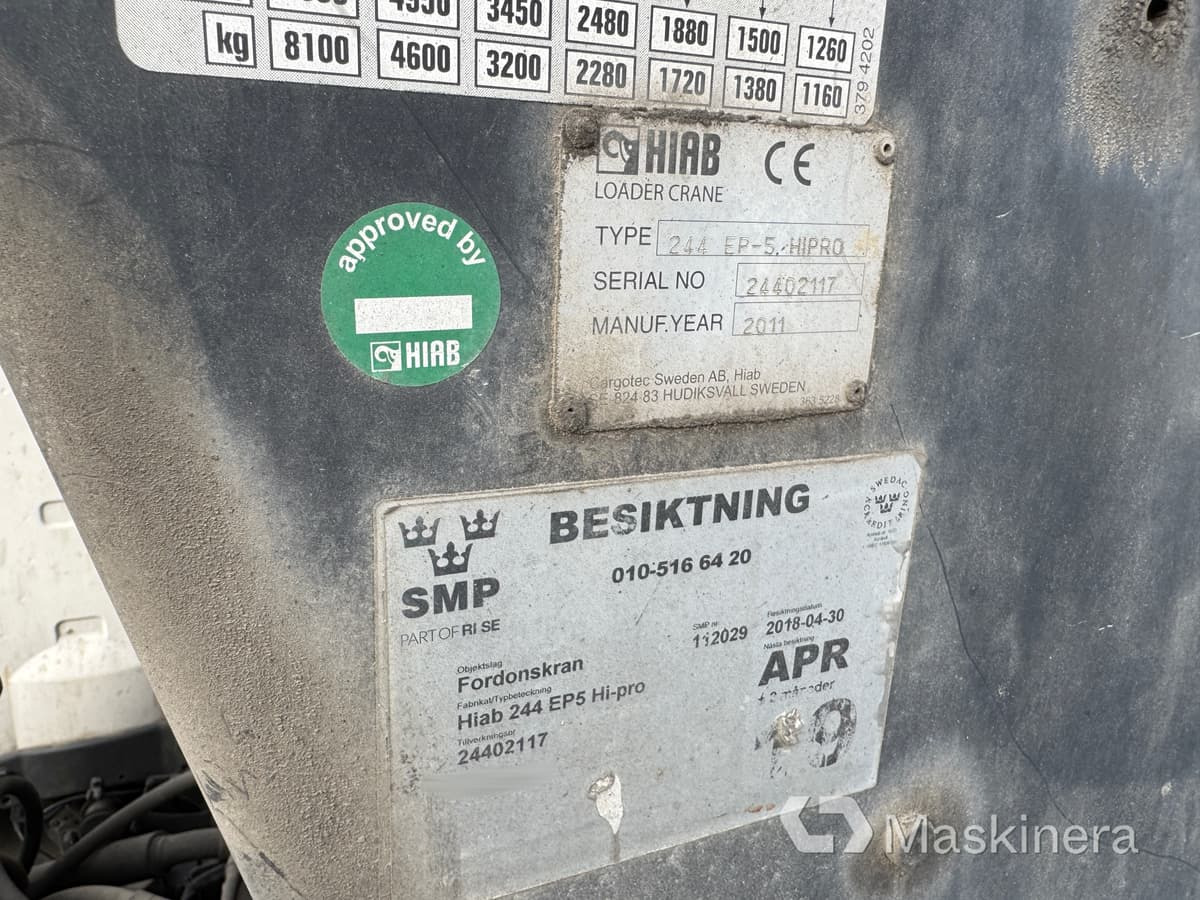 Xe tải nâng móc, Xe cẩu tự hành Lastväxlare Scania G400LB8X4*4HNA med HIAB kran: hình 38