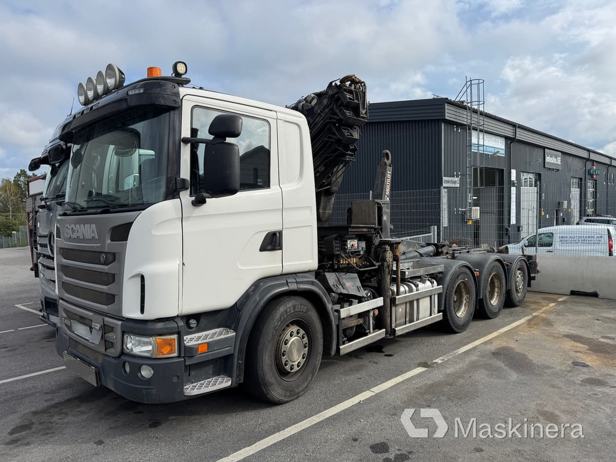 Lastväxlare Scania G400LB8X4*4HNA med HIAB kran - Xe tải nâng móc, Xe cẩu tự hành: hình 1 Lastväxlare Scania G400LB8X4*4HNA med HIAB kran - Xe tải nâng móc, Xe cẩu tự hành: hình 1