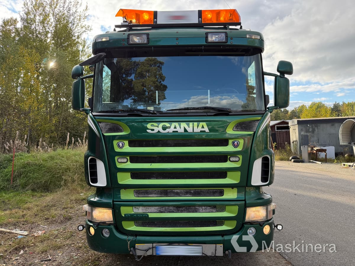Lastväxlare Scania R420 6X4 Tridem med maskinflak och grusflak - Xe tải nâng móc: hình 2 Lastväxlare Scania R420 6X4 Tridem med maskinflak och grusflak - Xe tải nâng móc: hình 2