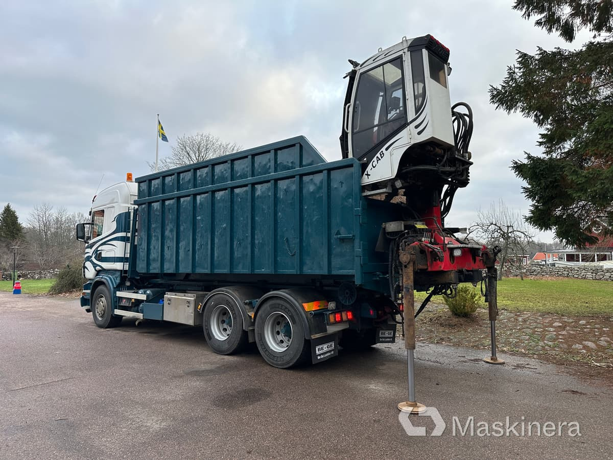Xe tải nâng móc SCANIA R500LB6X4HHA Lastväxlare Scania R500 med FTG V10CX kran: hình 8 Xe tải nâng móc SCANIA R500LB6X4HHA Lastväxlare Scania R500 med FTG V10CX kran: hình 8
