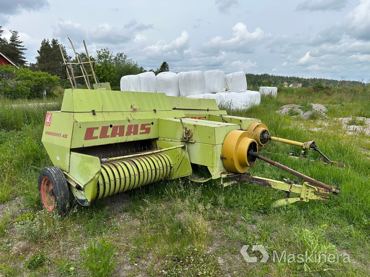 Småbalspress Claas Markant 40 - Máy đóng kiện vuông: hình 1 Småbalspress Claas Markant 40 - Máy đóng kiện vuông: hình 1