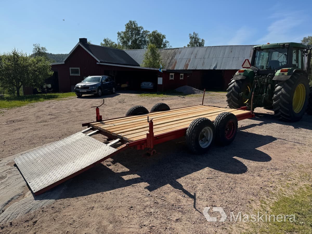 Traktordragen Maskintrailer 2-axlad - Rơ moóc thùng thấp: hình 5 Traktordragen Maskintrailer 2-axlad - Rơ moóc thùng thấp: hình 5