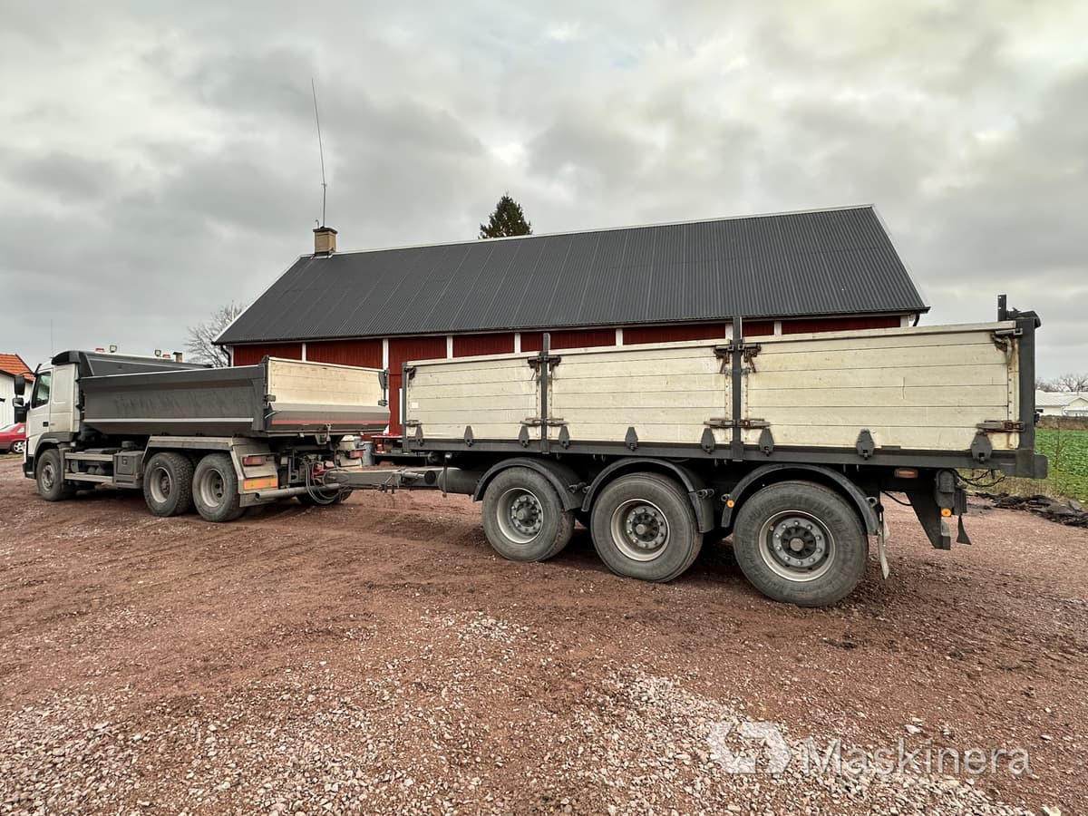 VOLVO FM 6*2 450 Schaktbil Volvo FM 450 med 3-axlad jigg - Xe ben, Rơ moóc thùng lửng/ Phẳng: hình 3 VOLVO FM 6*2 450 Schaktbil Volvo FM 450 med 3-axlad jigg - Xe ben, Rơ moóc thùng lửng/ Phẳng: hình 3