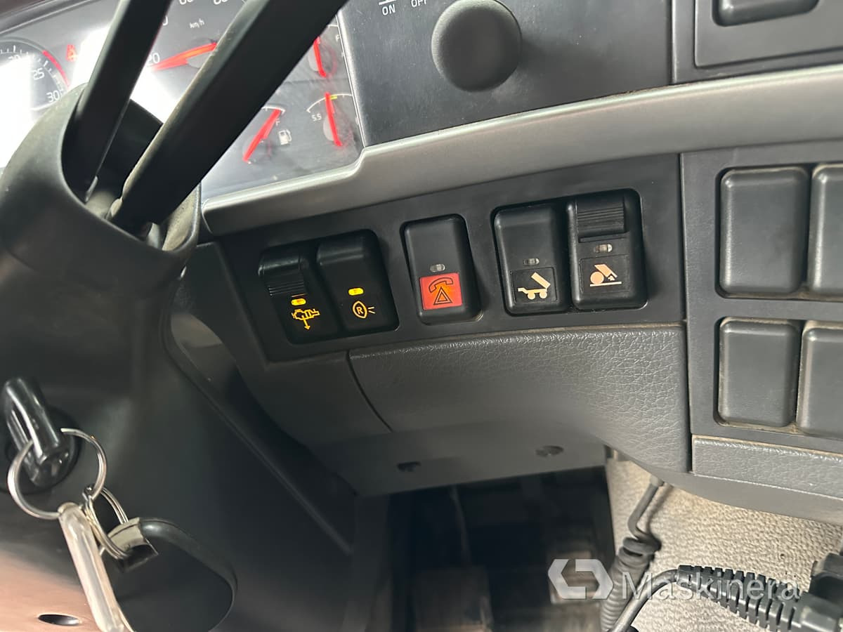 Xe ben, Rơ moóc thùng lửng/ Phẳng VOLVO FM 6*2 450 Schaktbil Volvo FM 450 med 3-axlad jigg: hình 48