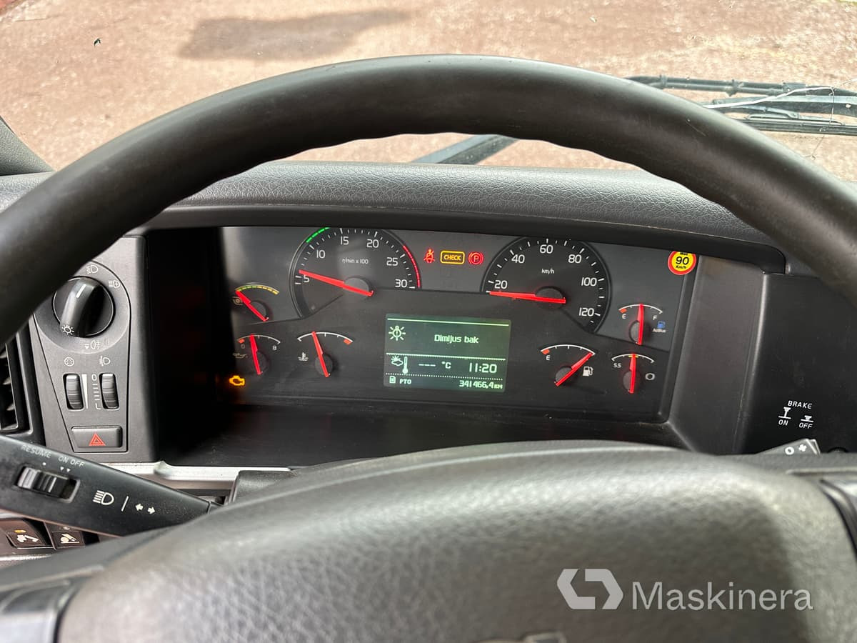 Xe ben, Rơ moóc thùng lửng/ Phẳng VOLVO FM 6*2 450 Schaktbil Volvo FM 450 med 3-axlad jigg: hình 39