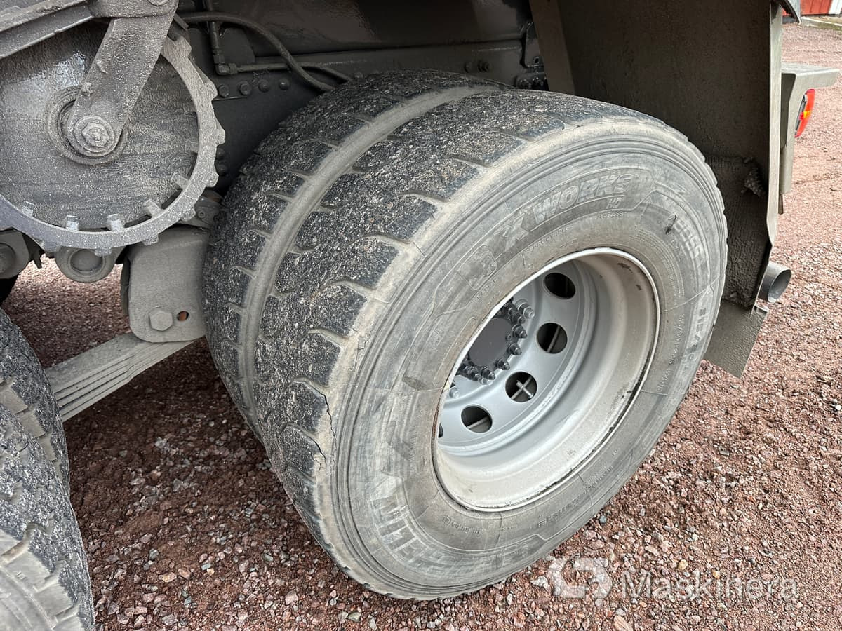 Xe ben, Rơ moóc thùng lửng/ Phẳng VOLVO FM 6*2 450 Schaktbil Volvo FM 450 med 3-axlad jigg: hình 27