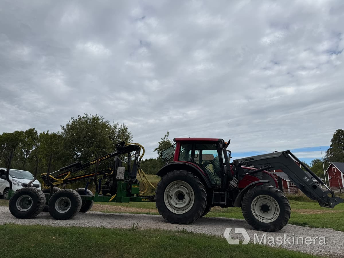 Valtra N121 & Farma CT 6,5-12 Traktor Valtra N121 Advance med frontlastare & Skogskärra Farma T12 - Máy cày: hình 5 Valtra N121 & Farma CT 6,5-12 Traktor Valtra N121 Advance med frontlastare & Skogskärra Farma T12 - Máy cày: hình 5