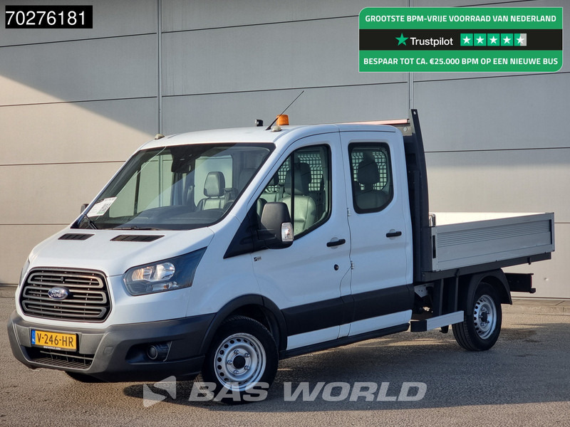 Ford Transit 105pk Open Laadbak Dubbel Cabine Euro6 Trekhaak Navi Airco Pritsche Pickup Open Box Airco Dubbel cabine Trekhaak - Xe tải nhỏ phẳng: hình 1 Ford Transit 105pk Open Laadbak Dubbel Cabine Euro6 Trekhaak Navi Airco Pritsche Pickup Open Box Airco Dubbel cabine Trekhaak - Xe tải nhỏ phẳng: hình 1