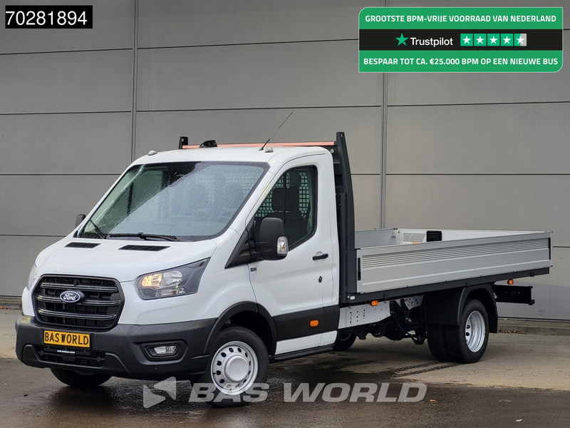 Ford Transit 165pk Open Laadbak 3,5t Trekhaak Dubbellucht Airco Cruise Camera Parkeersensoren Euro6 Pritsche Pickup Airco Trekhaak Cruise con - Xe tải nhỏ phẳng: hình 1 Ford Transit 165pk Open Laadbak 3,5t Trekhaak Dubbellucht Airco Cruise Camera Parkeersensoren Euro6 Pritsche Pickup Airco Trekhaak Cruise con - Xe tải nhỏ phẳng: hình 1