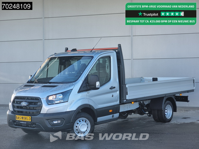 Ford Transit 165pk Open laadbak Dubbellucht Pritsche Trekhaak Airco Cruise Camera 3m3 Airco Trekhaak Cruise control - Xe tải nhỏ phẳng: hình 1 Ford Transit 165pk Open laadbak Dubbellucht Pritsche Trekhaak Airco Cruise Camera 3m3 Airco Trekhaak Cruise control - Xe tải nhỏ phẳng: hình 1