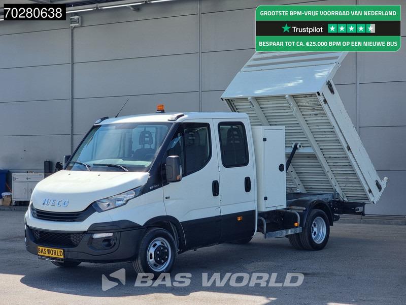 Iveco Daily 35C12 Kipper met Kist Dubbel Cabine Dubbellucht 3,5t Trekhaak Airco Euro6 Tipper Benne Kieper Airco Dubbel cabine Trekhaak - Xe ben nhỏ: hình 1 Iveco Daily 35C12 Kipper met Kist Dubbel Cabine Dubbellucht 3,5t Trekhaak Airco Euro6 Tipper Benne Kieper Airco Dubbel cabine Trekhaak - Xe ben nhỏ: hình 1