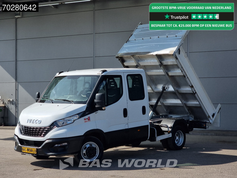 Xe ben nhỏ Iveco Daily 35C14 Kipper Dubbel Cabine Dubbellucht 3,5t Trekhaak Airco Cruise Euro6 Tipper Benne Kieper Airco Dubbel cabine Trekhaak Cruise: hình 1