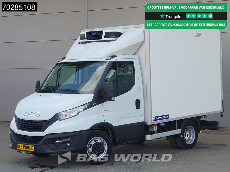 Xe van đông lạnh Iveco Daily 35C14 Koelwagen Vriezer Carrier Lamberet 230V Stekker Dubbellucht Euro6 Koel Koeler Vries Vriezer Kühlwagen Kühler Frigo 10m3 Cr: hình 1